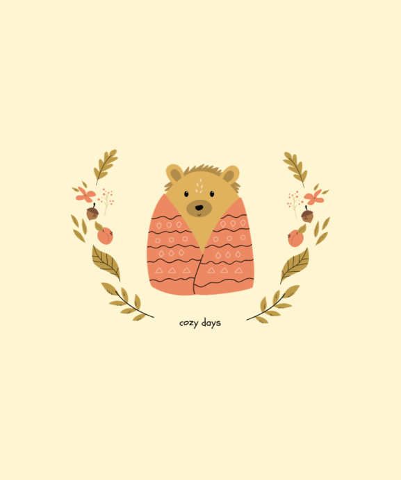 Placeit - T-Shirt Design Creator with a Fall Theme Featuring an ...