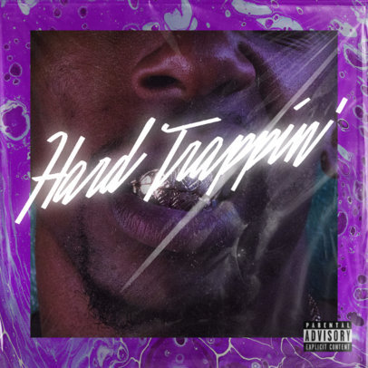 Mixtape Cover Design Template for a Rap Artist 