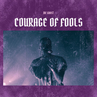 Cover Art Maker for a Hip-Hop Music Album 