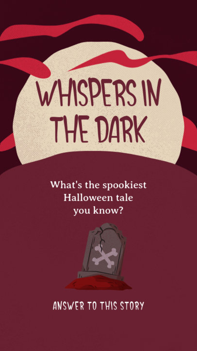 Spooky Instagram Story Design Maker for Halloween Tales
