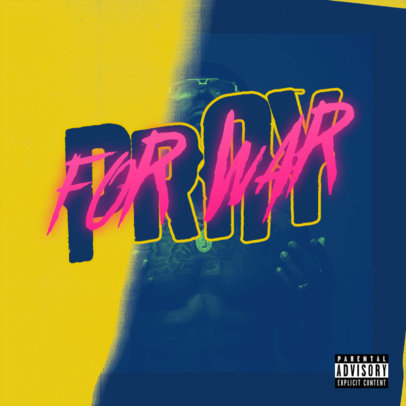 Cover Art Generator for a Rap Music Album Featuring Urban-Styled Graphics