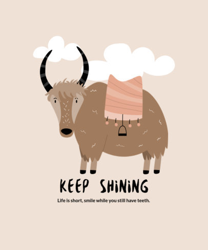 T-Shirt Design Creator with Sweet Illustrations of Animals