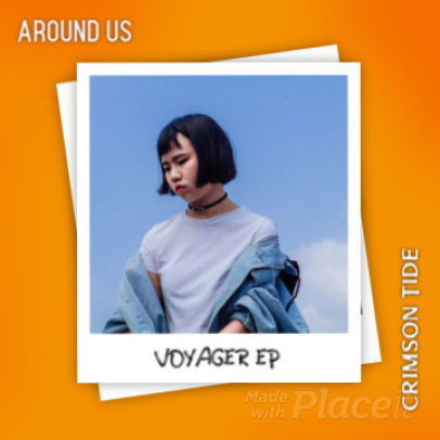 Instagram Post Video Maker for a Pop Musician's Promo with Animated Instant Picture Frames 2249