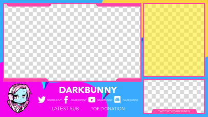Twitch Overlay Generator for a Live-Reaction Gaming Streamer 2990d