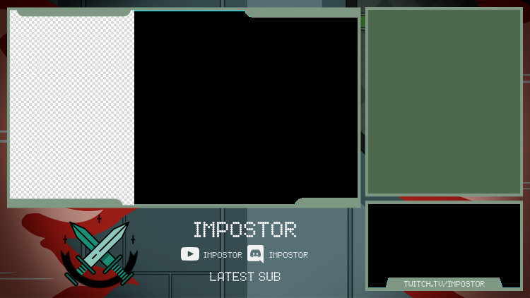 Placeit - Twitch Overlay Creator with a Multicam Design for a Gaming ...