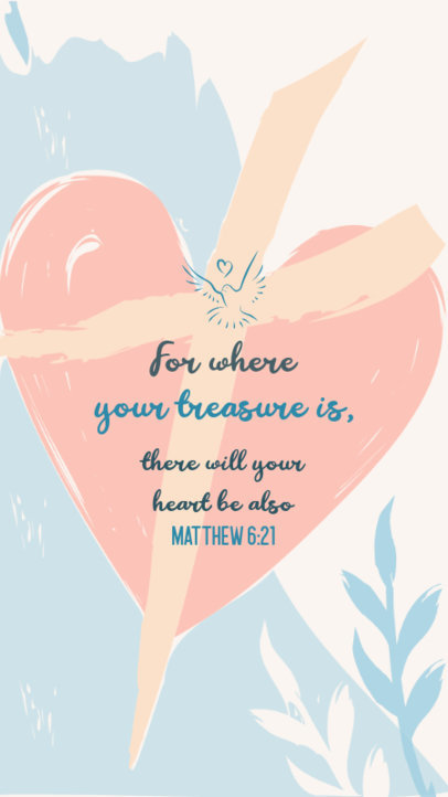 Instagram Story Design Creator with a Proverbs Phrase 