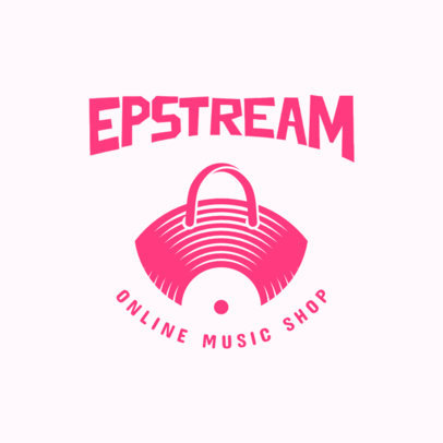 Online Music Shop Logo Template