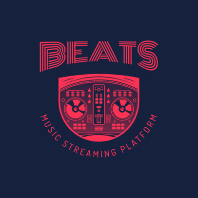 Online Logo Maker for a Music Streaming Platform