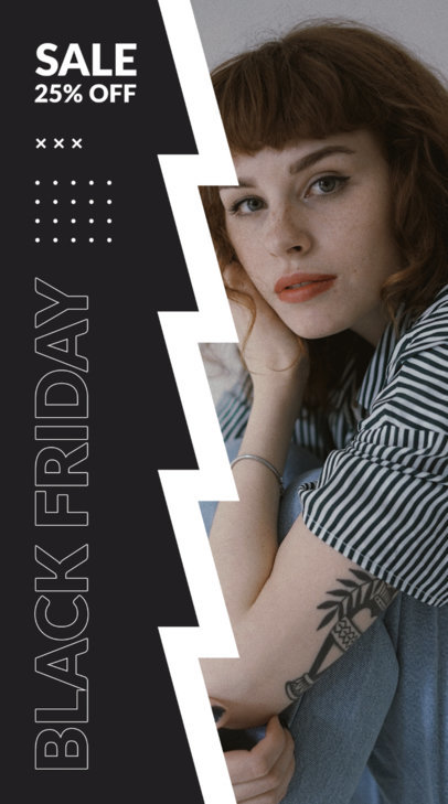 Instagram Story Design Template for a Sale Announcement