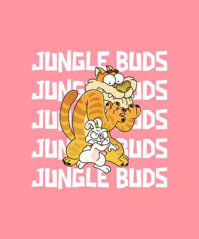 Irreverent T-Shirt Design Maker with Funny Animal Cartoons