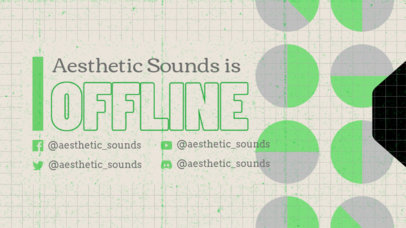 Twitch Offline Banner Maker with a Retro-Looking Aesthetic