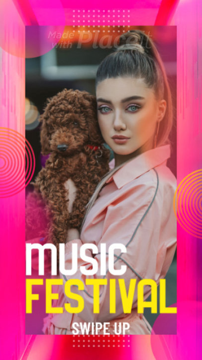 Instagram Story Video Template to Promote an Upcoming Music Festival 2290