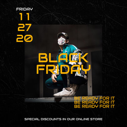 Instagram Post Template Featuring Black Friday Sales 