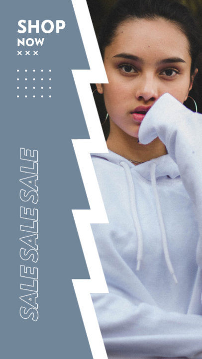 Instagram Story Design Maker for a Streetwear Brand Sale 