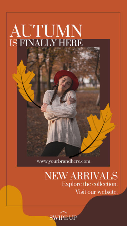 Fashion-Themed Instagram Story Creator for a New Fall Collection