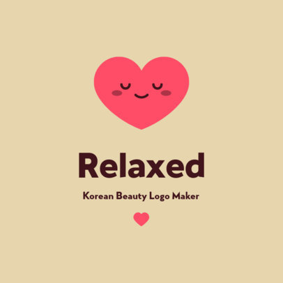 Simple Logo Maker for a Korean Beauty Dropshipping Brand