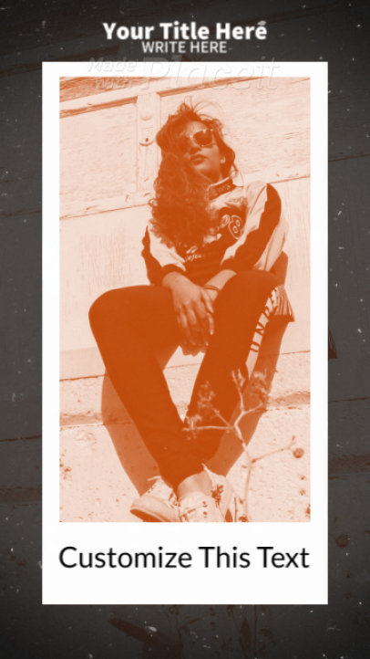 Instagram Story Video Template Featuring Two Customizable Photos for a Brand 2346-el1