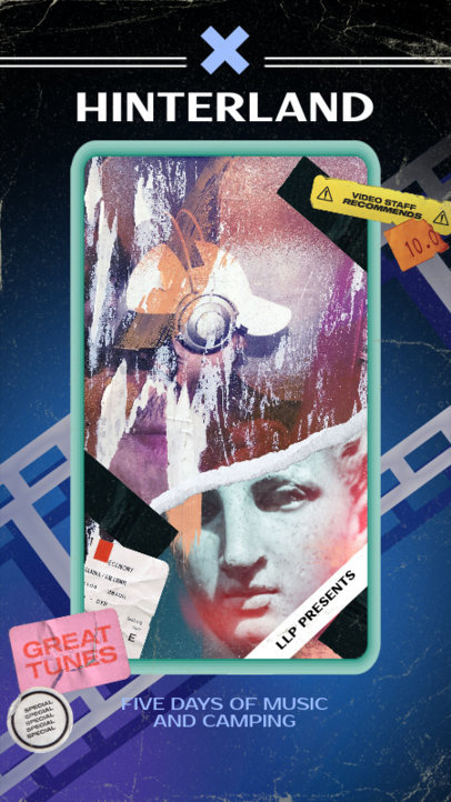 Instagram Story Creator for a Punk Music Event Announcement 3018b