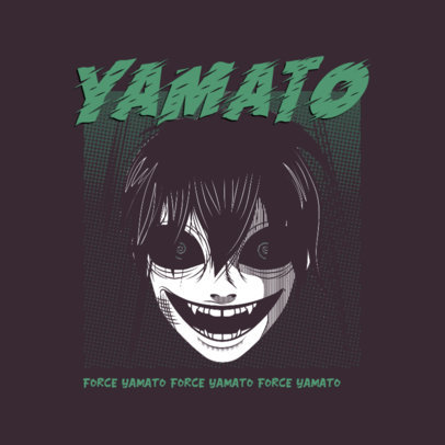 Illustrated Logo Maker with a Creepy Manga Aesthetic Inspired by Junji-Ito