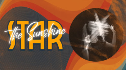 YouTube Thumbnail Generator with a Retro Design for an Oldies Music Channel