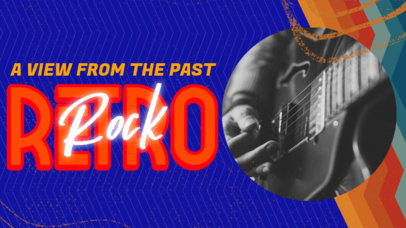 Retro YouTube Thumbnail Creator for a Music Channel