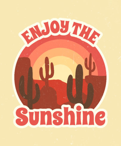 Retro T-Shirt Design Creator with a Colorful Aesthetic