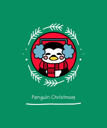 T-Shirt Design Maker with Cute Illustrations of Christmas Characters