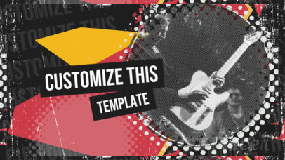 Music-Themed Slideshow Video Maker for Rock Artists 2341-el1