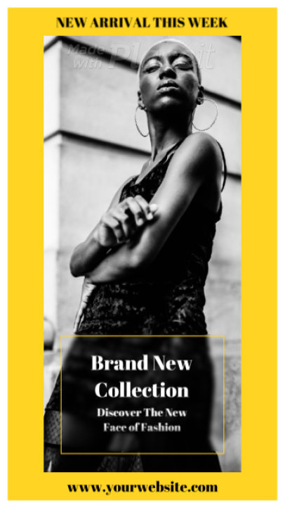 Instagram Story Video Maker for a Clothing Brand's New Collection Announcement