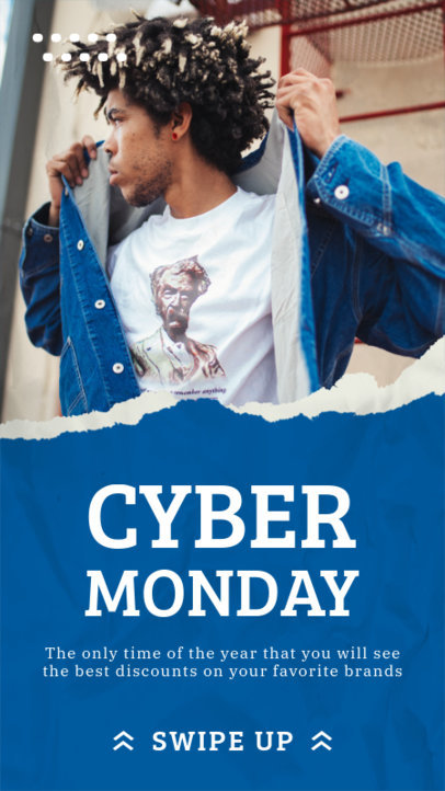 Instagram Story Generator for Fashion Cyber Monday Deals 