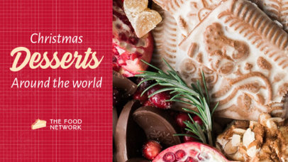YouTube Thumbnail Maker for Christmas Desserts