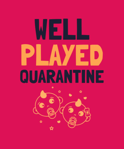 T-Shirt Design Template for a Soon-To-Be Mom Featuring a Funny Quote 3038l