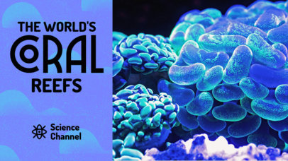 YouTube Thumbnail Creator for a Science Channel