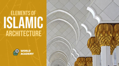 YouTube Thumbnail Generator for a Regional Architecture Class 3034j