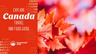 Online YouTube Thumbnail Maker for a Canada Travel Channel