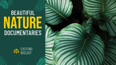 YouTube Thumbnail Design Maker for a Nature Documentary