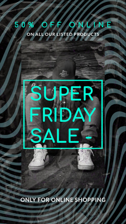 Black Friday Instagram Story Generator for an Online Fashion Sale 