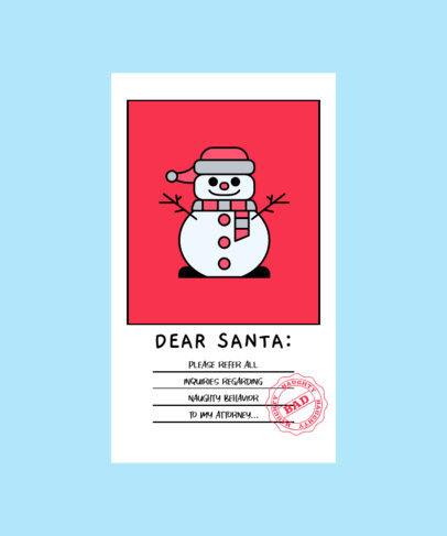 T-Shirt Design Maker Simulating Christmas Letters 3039-el1