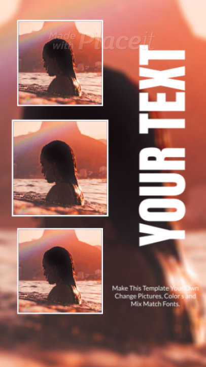 Instagram Story Video Maker to Showcase a Picture 2350-el1