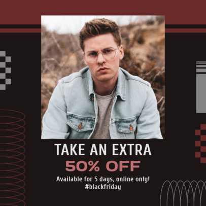 Instagram Post Maker to Announce an Online Discount During Black Friday