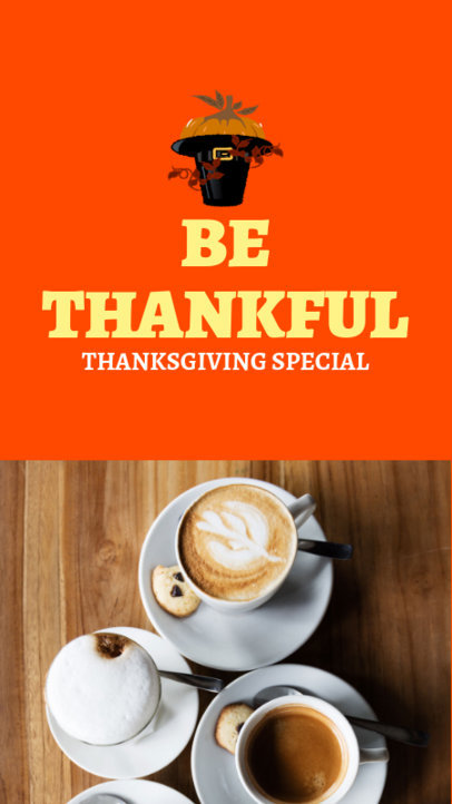 Instagram Story Maker for a Thanksgiving Special Promo 3039a