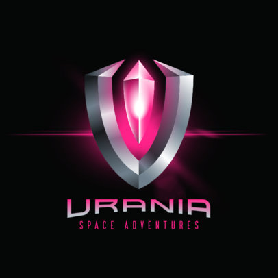 Monogram Logo Creator for a Futuristic Video Game