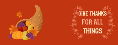 Mug Design Maker Featuring an Illustrated Cornucopia with a Thanksgiving Quote 3041f