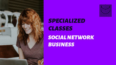 YouTube Thumbnail Template for a Network Marketing Online Course