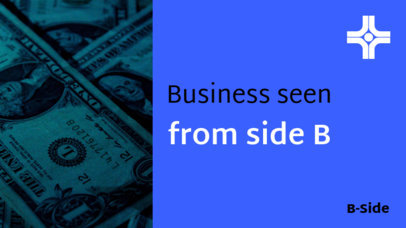 Online YouTube Thumbnail Template for a Business Marketing Course