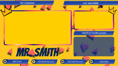 Twitch Overlay Generator for a Gaming Channel with Multiple Livecams 2989c