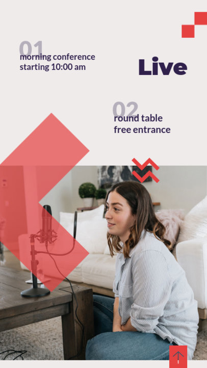 Instagram Story Template for Live Conferences