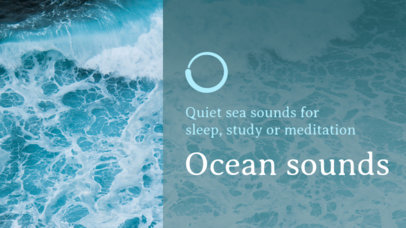 YouTube Thumbnail Template for a Relaxing Playlist of Sounds