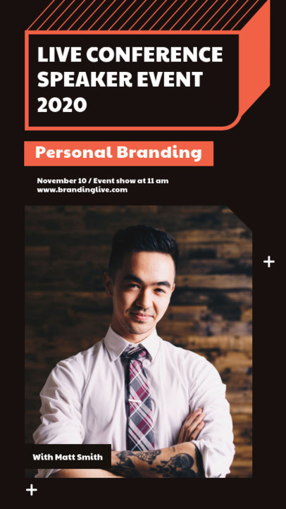 Instagram Story Maker for an Online Conference 