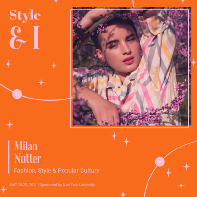 Instagram Post Template for a Fashion Influencer's Profile 3067d